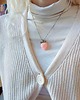 naszyjniki - inne Naszyjnik malinka, owocowy naszyjnik z koralików, naszyjnik handmade 6