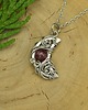 wisiory Wisiorek księżyc różowy turmalin wire wrapping 1