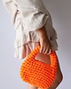 torebki do ręki Candy mała torebka  bawełniana neonowa pomarańczowa 1