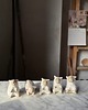 figurki i rzeźby Ceramiczna Figurka Owieczka Kolekcjonerskie Miniaturowe Figurki Owca Desk Buddy 7