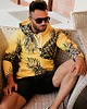 bluzy męskie Męska Bluza z kapturem DR.CROW Pineapples 1