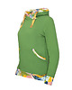 bluza z kapturem damska Bluza kangurka "Monstery w trawie" unisex 1
