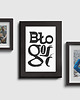 grafiki i ilustracje Błogość grafika typograficzna w drewnianej ramce A5 2