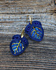 kolczyki soutache Migoczące listki- kolczyki sutasz 4