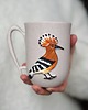 kubki Kubek Ceramiczny Ptak Dudek Ręcznie Malowany 300ml 2