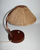 lampy stołowe Lampa stołowa Temde, Szwajcaria lata 60.  Tek, Vintage 3