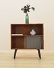 półki Regał tekowy, duński design, lata 70, produkcja: Dania 1