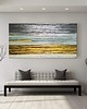 obrazy Ostatnia sztuka 80x160cm cm pastelowe kolory ze złotem i srebrem 1