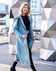 bluza z kapturem damska Mega długa bluza Mięta 2