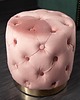 pufy do siedzenia Pufa puf Barock Chesterfield róż złoty 38cm 2