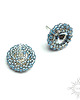 kolczyki swarovski Blue Shade II, kolczyki z kryształami Swarovskiego, beading 2