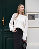 swetry damskie  Sweter DIANA biały - Handmade 7