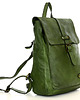 torby na ramię Miejski plecak damski skórzany handmade  - zielony 2