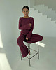 bluzki z długim rękawem damskie Longsleeve Sense beetroot 4