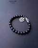 bransoletki drewniane Bransoletka  z węzłem celtyckim pentagramem i lawą. Amulet  prezent unisex 6