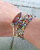 bransoletki wire wrapping Agat na lato  - bransoletka sznurkowa 3