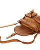 torby na ramię Skórzana torebka listonoszka z kieszeniami safari handmade bag 7