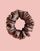 gumki do włosów Gumka jedwabna, scrunchie, frotka rose gold MIDI 1