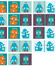 gry edukacyjne dla dzieci Domino - ROBOTY - gra dla dzieci 4
