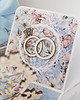 kartki scrapbooking 45 rocznica ślubu, szafirowe gody, exploding box, kartka 3d 6