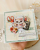 kartki scrapbooking Kartka Zakończenie Roku Szkolnego, dla nauczyciela wychowawcy "Sowa 3" 2