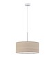 lampy wiszące Elegancka lampa wisząca do salonu z abażurem 40 cm SINTRA ECO 5