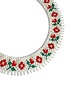 kolie Łemkowska krywulka Kwiatowy ornament, naszyjnik koralikowy handmade 2