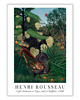 plakaty Plakat reprodukcja Henri Rousseau 'Fight between a Tiger and a Buffalo' 1