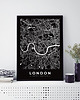 plakaty Mapa Londyn black -plakat różne formaty 2