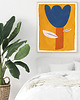 plakaty Plakat niebieski tulipan 1