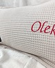 poduszki do pokoju dziecka Personalizowany prezent dla chłopca - imienna poduszka z rajdówką 2