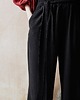 spodnie materiałowe Spodnie HANA / black / 2