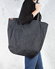torby na ramię Lazy bag torba czarna na zamek / vegan / eco 4