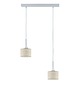 lampy wiszące Skandynawska lampa wisząca LED z fornirowymi kloszami MONTANA ECO 6