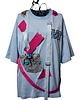 t-shirt damskie Lou Vitou Cyber Y2K Oversize Tee One of One Upcycled S-XL 2