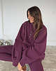 bluza bez kaptura damska Bluza Patchouli zamek mauve wine 4