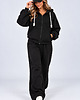 bluza z kapturem damska Bluza Na Zamek ,,SUZANA" Czarny 2