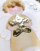 Chrzest - inne Obrazek z aniołkiem akwarela, pamiątka dla dziecka 3