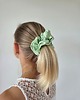 gumki do włosów Gumka jedwabna, scrunchie, frotka lime zephyr MAXI 2