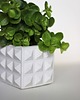 doniczki Doniczka z betonu PYRAMID CUBE WHITE 2
