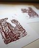 grafiki i ilustracje Linoryt "Park" 5
