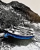 grafiki i ilustracje Linoryt "Port de Valldemossa" - kolor (Majorka) 3
