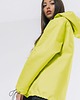 kurtki damskie Kurtka wiatrówka typu anorak neon lime 1