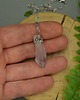 wisiory Naszyjnik jasny surowy ametyst wire wrapping 6