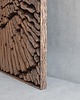 Ozdoby na ścianę Oak wood wall decorative panel, 35x24in/90x61cm, Nautilus 5
