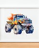 obrazy i plakaty do pokoju dziecięcego Plakat Monster Truck P192 1