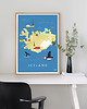 plakaty Plakat Islandia - mapa graficzna 5