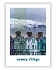 plakaty Plakat Snowy village 2