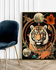 plakaty Plakat Tygrys astrologia kolaż 1
