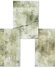 plakaty ZESTAW PLAKATÓW  zieleń mid century modern 2